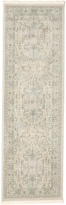 RugVista Ziegler Manhattan Tapis, 80 x 250 cm, Beige/Clair Bleu