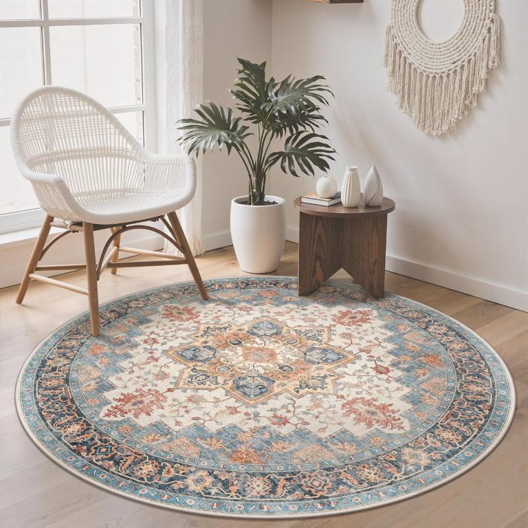 tapis rond vintage GENIMO